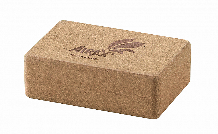 Блок для йоги AIREX ECO Cork Block натуральная пробка