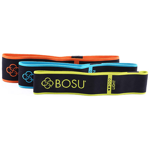 Тканевый амортизатор BOSU Fabric Band высокое сопротивление, черный/красный