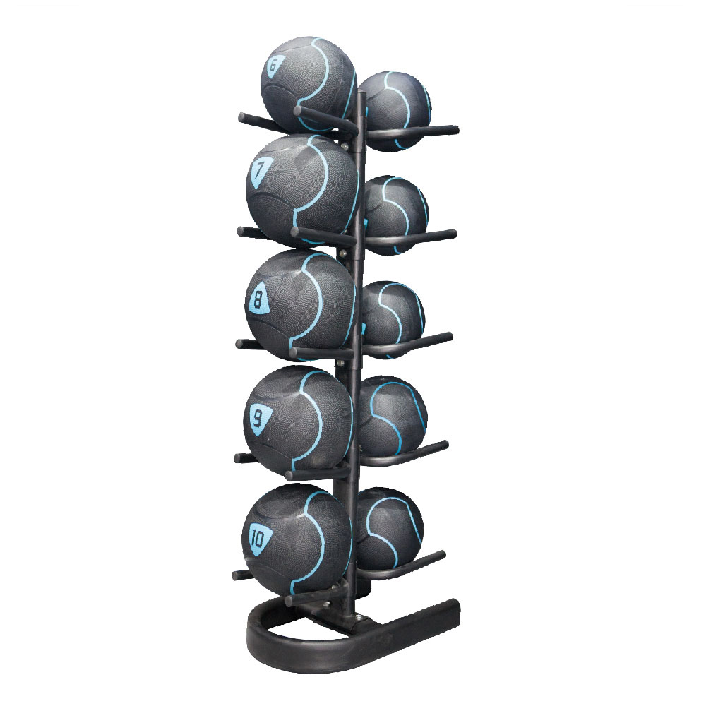 Стойка на 10 медболов LIVEPRO 10 Medicine Ball Rack на 10 мячей, черный