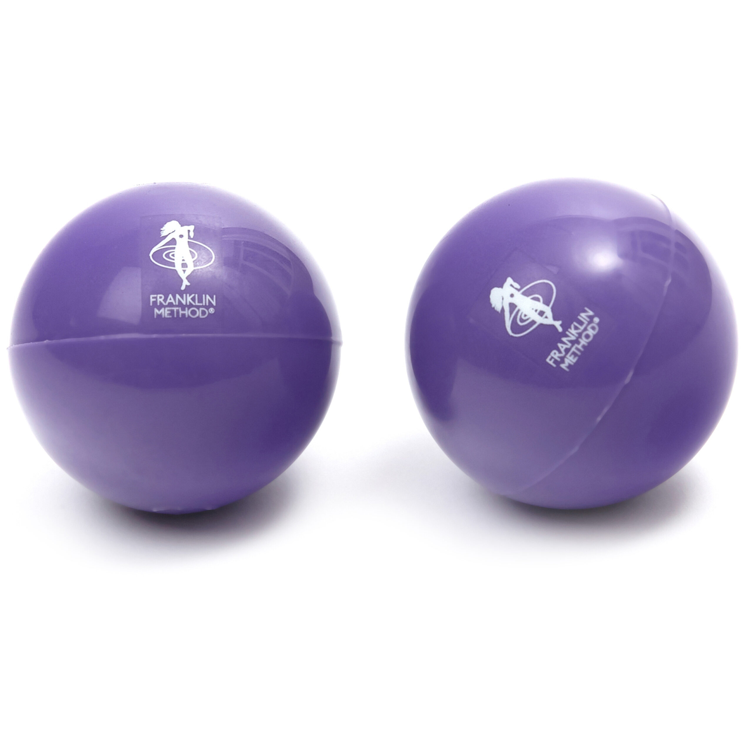 Массажные мячи FRANKLIN METHOD Hard Interfascia Ball Set 5 см, пара, повышенная жесткость, фиолетовый
