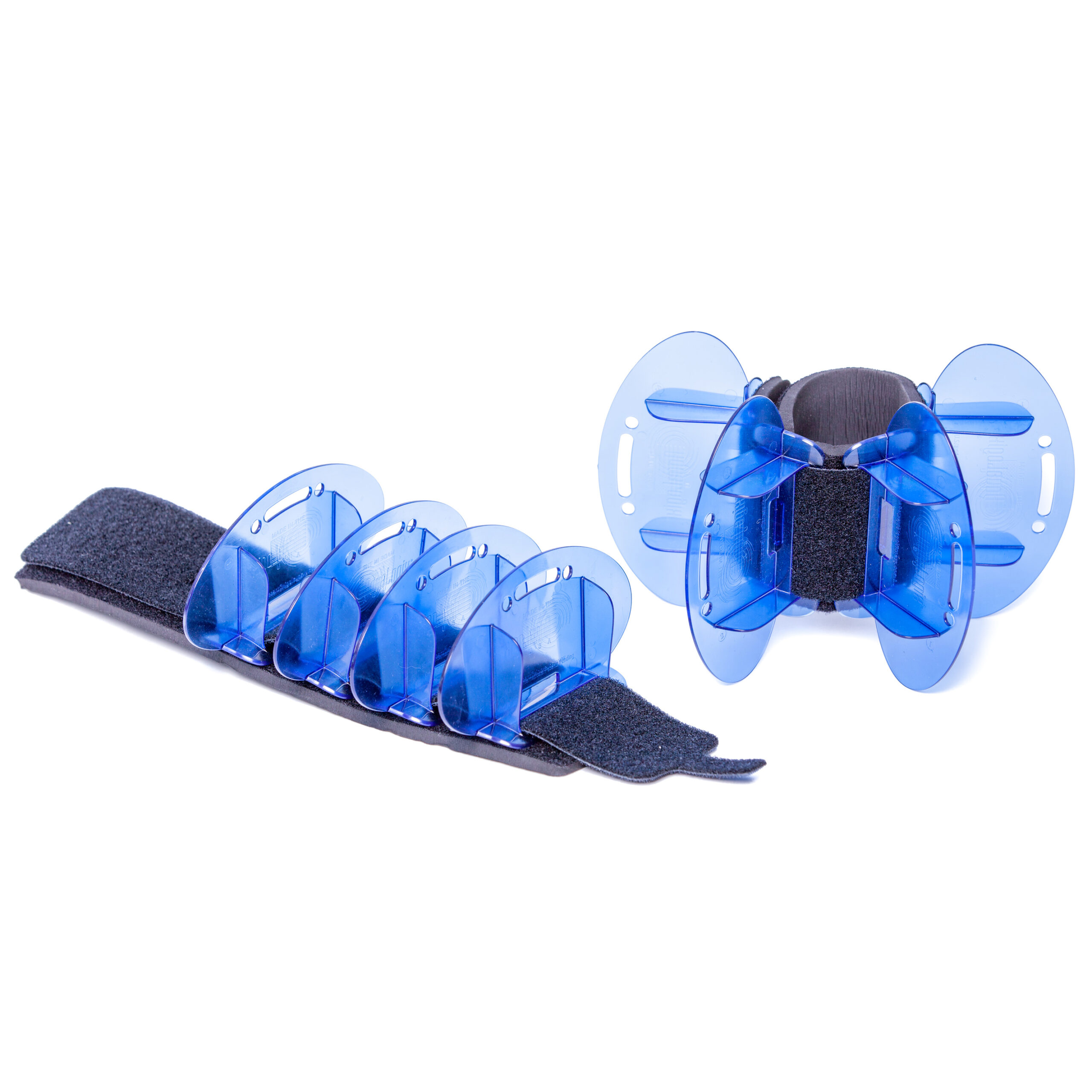 Манжеты HYDROREVOLUTION Aqualogix Fins высокое сопротивление, синий, пара