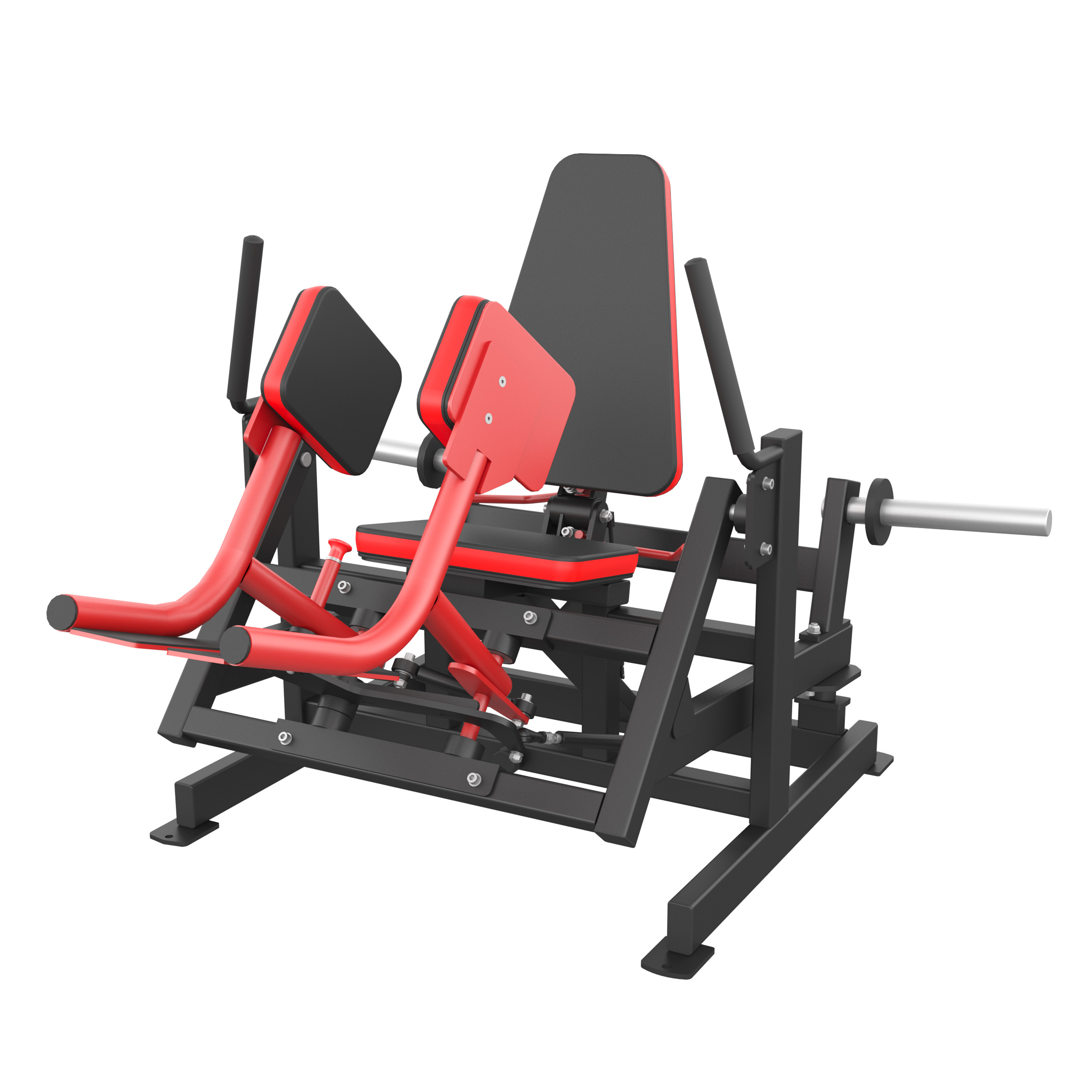 Отведение ног сидя FOREMAN FP-125 светло-серебряный/красный