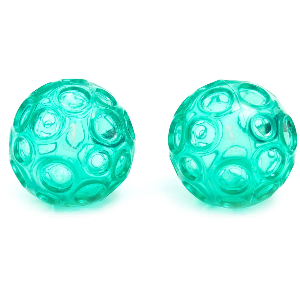 Массажные мячи FRANKLIN METHOD Textured Ball Set пара, диаметр 10 см, зеленый