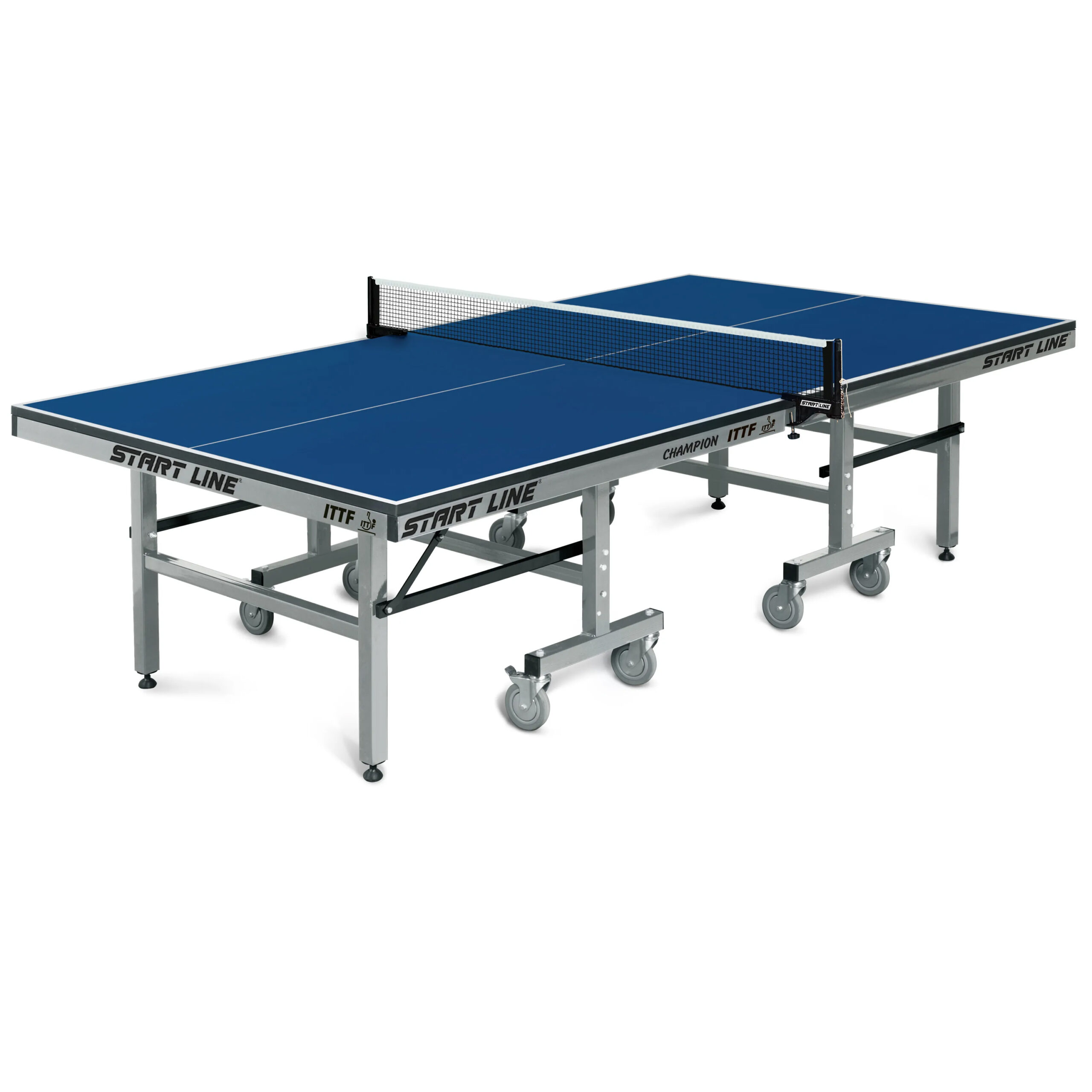 Теннисный стол START LINE Champion синий/серебристый
