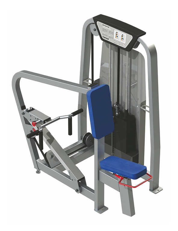 Гребная тяга с упором на грудь FOREMAN FS-303 черный/черный