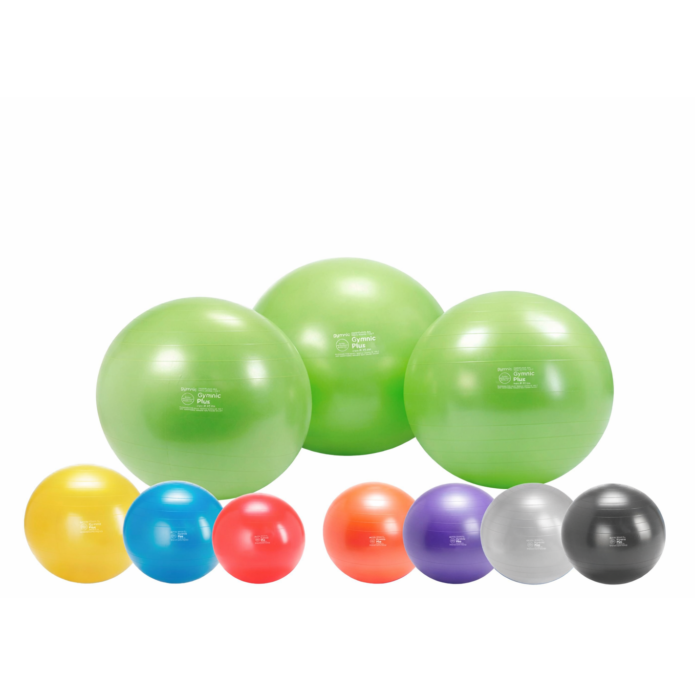 Гимнастический мяч GYMNIC Plus 55 см, красный